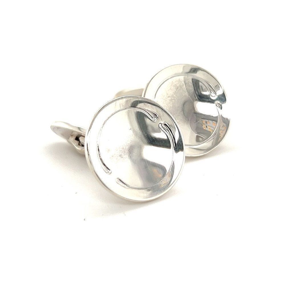 Georg Jensen Estate Sterling Silver Cufflinks 15.1 Grams GJ8